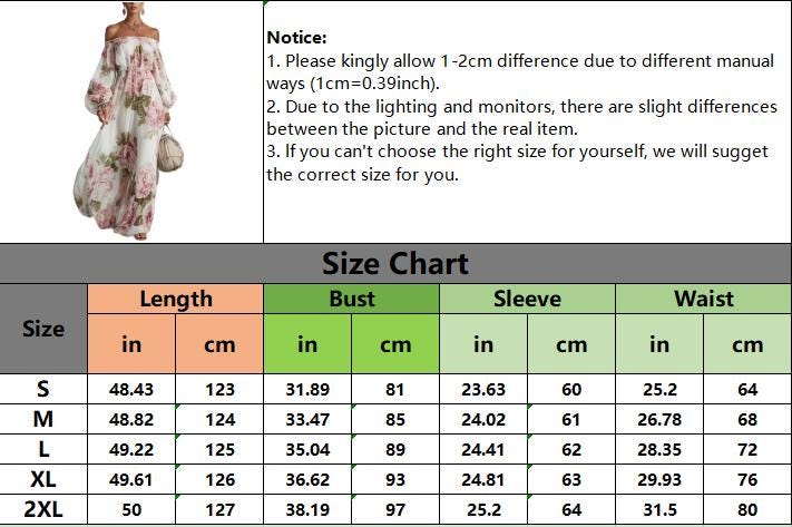 Floral Print Off-the-Shoulder Maxi Dress, Romantic Long Sleeve Flowy Chiffon Dress for Wedding Guest